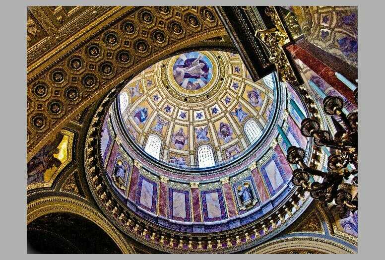 Cupola of the St. Stephen's Basilica in Budapest [A budapesti Szent Istvn-bazilika kupolja]
